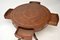 Vintage Mahogany Leather Top Drum Table, Image 7