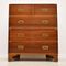 Vintage Military Campaign Mahogany Chest of Drawers, Image 1
