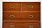 Vintage Military Campaign Mahogany Chest of Drawers 9