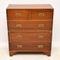Vintage Military Campaign Mahogany Chest of Drawers 3