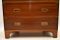Vintage Military Campaign Mahogany Chest of Drawers 8