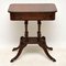 Vintage Regency Style Mahogany Side Table, Image 1