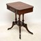 Vintage Regency Style Mahogany Side Table 5