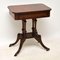 Vintage Regency Style Mahogany Side Table, Image 7