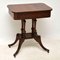 Vintage Regency Style Mahogany Side Table, Image 2