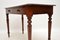 Antique Victorian Mahogany Leather Top Writing Table, Image 4