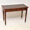 Antique Victorian Mahogany Leather Top Writing Table, Image 5