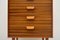 Vintage Walnut Chest of Drawers from Uniflex, 1950s 4