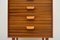 Vintage Walnut Chest of Drawers from Uniflex, 1950s, Image 4