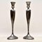 Large Stainless Steel Candle Holders, 1960s, Set of 2, Image 6