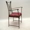 Vintage Iron & Brass Decorative Armchair, 1960s 11