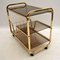 Vintage Italian Brass Drinks Trolley, 1970s, Image 7