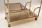 Vintage Italian Brass Drinks Trolley, 1970s 11