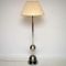 Lámpara de pie italiana de acero cepillado, años 60, Imagen 1