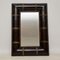 Vintage Leather & Gilt Wood Mirror, Image 1