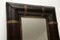 Vintage Leather & Gilt Wood Mirror 4