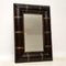 Vintage Leather & Gilt Wood Mirror, Image 7