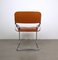 Italian Tubular Steel & Cognac Leather Cantilever Chairs, 1960s, Set of 4, Image 10