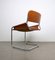 Italian Tubular Steel & Cognac Leather Cantilever Chairs, 1960s, Set of 4, Image 11