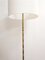 Lámpara de pie de latón y bambú, años 60, Imagen 6