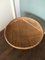 Vintage Rattan Basket Side Table 7