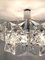 German Crystal Glass Chandelier from Kinkeldey, 1960s 7
