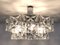 German Crystal Glass Chandelier from Kinkeldey, 1960s 2