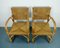 Art Deco Rattan Armchairs, Set of 2 3