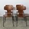 Hammer Teak Chairs by Arne Jacobsen for Fritz Hansen, 1950s, Set of 4, Image 9