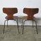 Hammer Teak Chairs by Arne Jacobsen for Fritz Hansen, 1950s, Set of 4 12