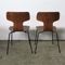 Hammer Teak Chairs by Arne Jacobsen for Fritz Hansen, 1950s, Set of 4 10