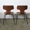 Hammer Teak Chairs by Arne Jacobsen for Fritz Hansen, 1950s, Set of 4, Image 10
