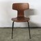 Hammer Teak Chairs by Arne Jacobsen for Fritz Hansen, 1950s, Set of 4 1