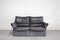 Loveseat Vintage en Cuir, Italie, 1980s 1