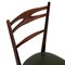 Brown Walnut Side Chairs by Carlo de Carli, 1950s, Set of 2 5