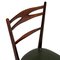 Chaises d'Appoint en Noyer Marron par Carlo de Carli, 1950s, Set de 2 5