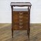 Antique Art Nouveau Mahogany Music Cabinet 1