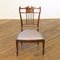 Niedriger antiker edwardianischer Stuhl aus Mahagoni 1