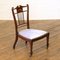 Low Antique Edwardian Mahogany Chair 7