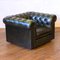 Green Leather Chesterfield Club Chair, 1970s, Image 7