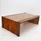 Brutalist Coffee Table with Brazilian Hardwood Relief by Percifal Lafer, 1970s 8