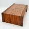 Brutalist Coffee Table with Brazilian Hardwood Relief by Percifal Lafer, 1970s, Image 6