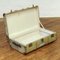 Vintage Green Canvas Steamer Trunk 4