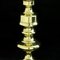 Victorian Knop-Stemmed Brass Candlesticks, Set of 2 4
