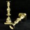 Victorian Knop-Stemmed Brass Candlesticks, Set of 2, Image 8