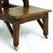 Victorian Walnut Clerk's High Chair, 1890s 6