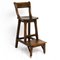Victorian Walnut Clerk's High Chair, 1890s 1