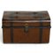 Small Edwardian Tin Cabin Trunk, 1900s 8