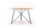 Tavolo rotondo medio in quercia e acciaio di Philipp Roessler per NUTSANDWOODS, Immagine 1