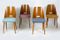 Mid-Century Stühle von ONV Pisek, 1963, 4er Set 3
